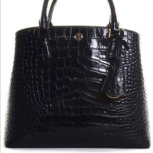 Tory Burch Triple Compartment Tote Bag Black
